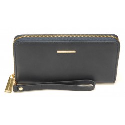 Compagnon zippée Amandine en cuir