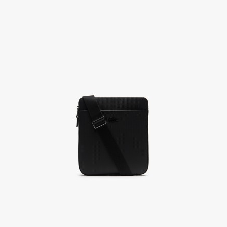 Sacoche Chantaco en Cuir Noir - Lacoste