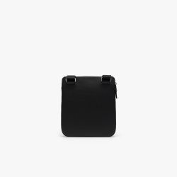 Sacoche Chantaco en Cuir Noir - Lacoste