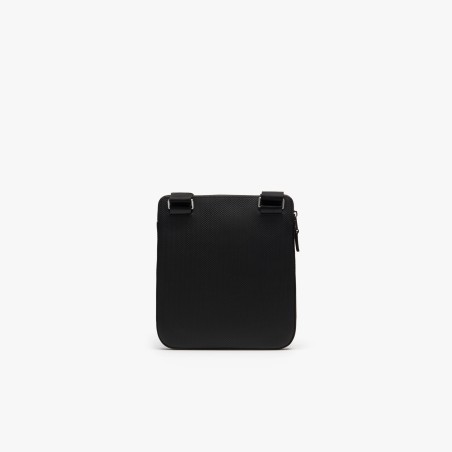 Sacoche Chantaco en Cuir Noir - Lacoste