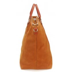 Sac de voyage Marina en cuir suède
