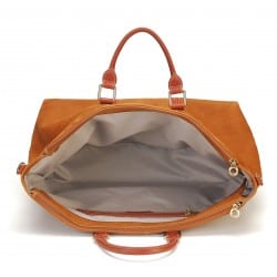 Sac de voyage Marina en cuir suède