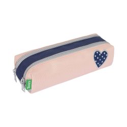Trousse Double Leonie Rose - Tann's