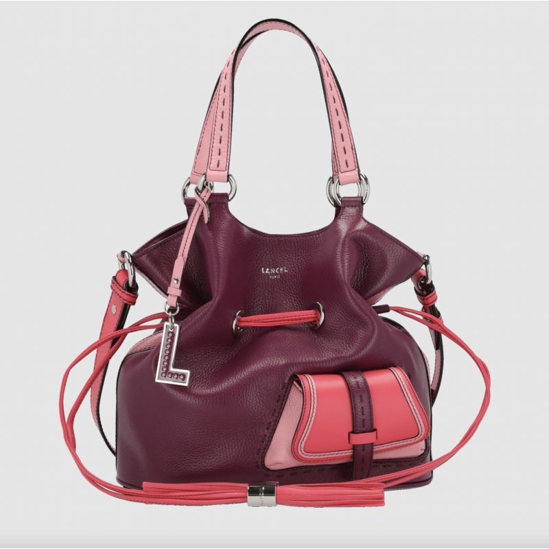 Sac Seau M Premier Flirt en Cuir Multicolor - Lancel