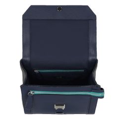 Sac Bandoulière Rabat M Ninon en Cuir Python Noir - Lancel