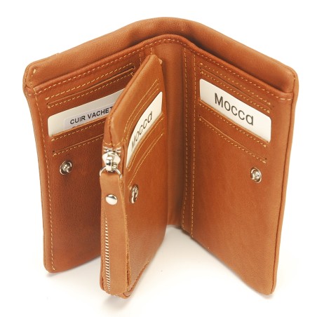 Porte-monnaie et cartes cuir Mayline