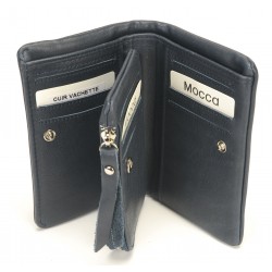 Porte-monnaie et cartes cuir Mayline