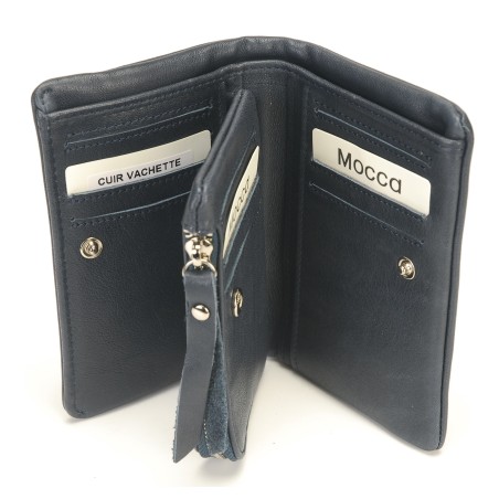 Porte-monnaie et cartes cuir Mayline