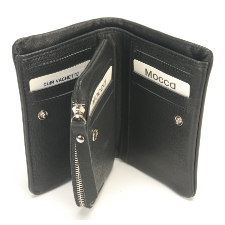 Porte-monnaie et cartes cuir Mayline