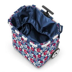 Chariot de courses Carrycruiser Florist Indigo en Toile - Reisenthel