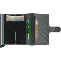 Porte-Cartes et Billets MiniWallet Carbon en Cuir - Secrid
