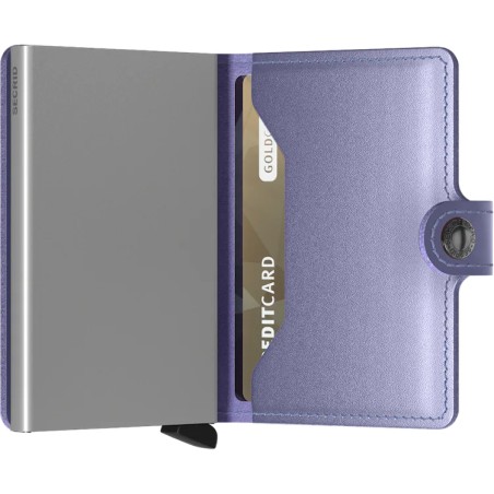 Porte-Cartes et Billets MiniWallet Metallic en Cuir - Secrid