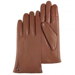 Gants Femme Tactile Cuir Agneau Chaud - Isotoner