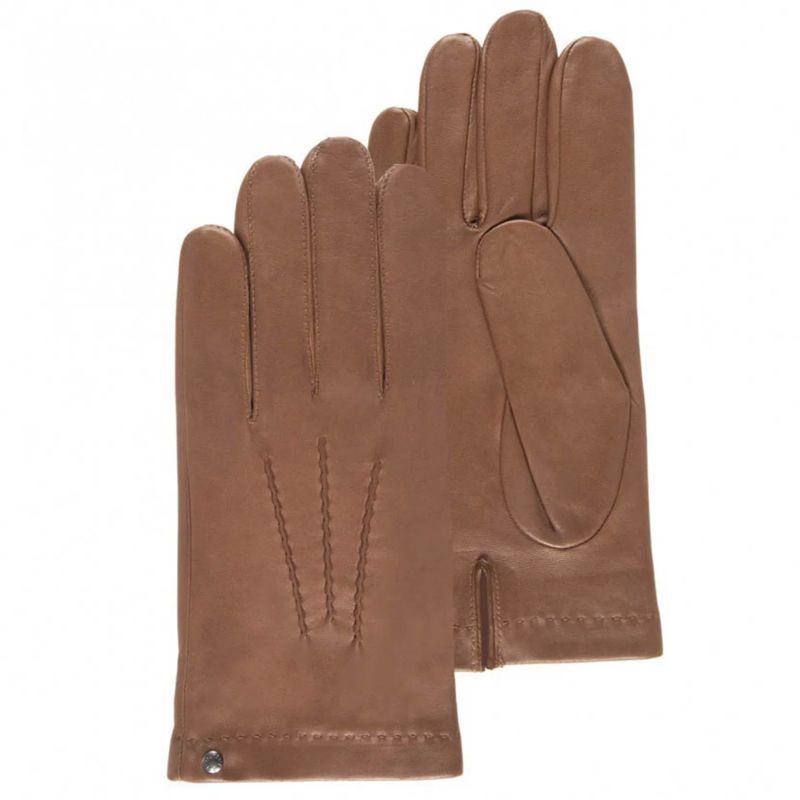 Gants Homme Cuir Agneau Caramel - Isotoner