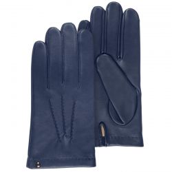 Gants Homme Cuir Agneau Marine - Isotoner