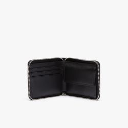 Portefeuille Italien en Cuir Imprimé - Lacoste