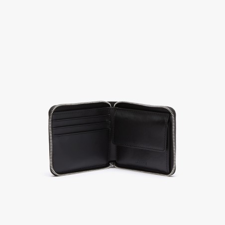 Portefeuille Italien en Cuir Imprimé - Lacoste