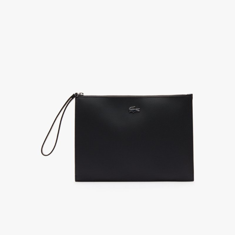 Pochette Zippée Anna en Synthétique - Lacoste Pochette Zippée Anna en Synthétique - Lacoste