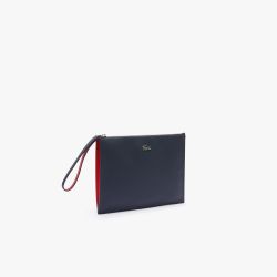 Pochette Zippée Anna en Synthétique - Lacoste