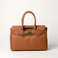 Sac à Main Romy Pyla XXS en Cuir Chatain - Mac Douglas