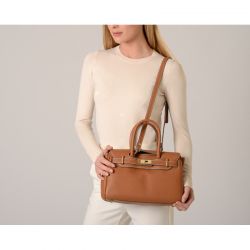 Sac à Main Romy Pyla XXS en Cuir Chatain - Mac Douglas