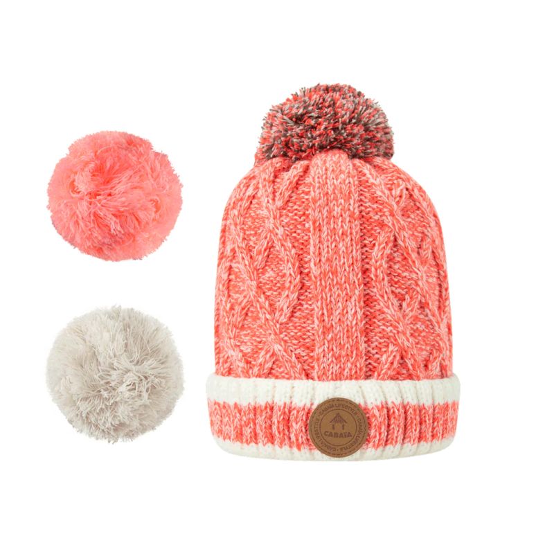 Bonnet 3 Pompons Appletini - Cabaia Bonnet 3 Pompons Appletini - Cabaia