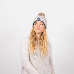 Bonnet 3 Pompons Creamy Gin - Cabaia