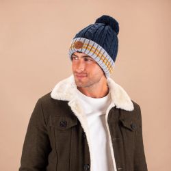 Bonnet 3 Pompons Creamy Gin - Cabaia