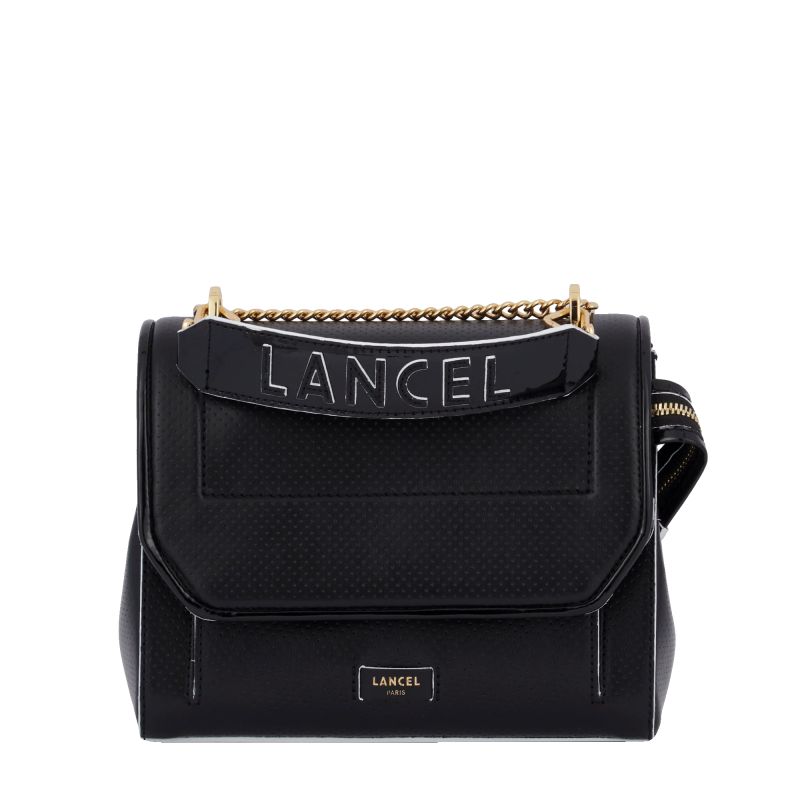 Sac Travers à Rabat M Ninon Perforé en Cuir - Lancel Sac Travers à Rabat M Ninon Perforé en Cuir - Lancel