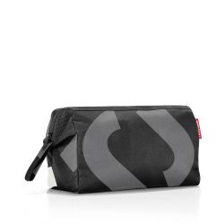 Trousse de Toilette TravelCosmetic Signature Bold Grey en Toile - Reisenthel