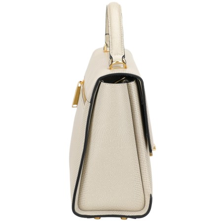 Sac à main L en cuir Margot