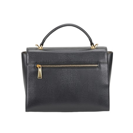 Sac à main L en cuir Margot