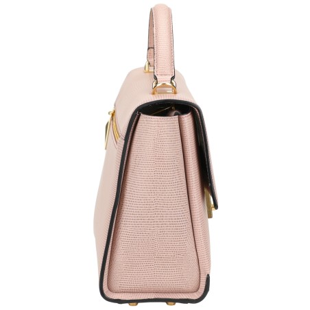 Sac à main L en cuir Margot