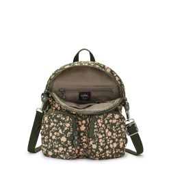 Sac à Dos Transformable Firefly up Fresh Floral en Toile - Kipling