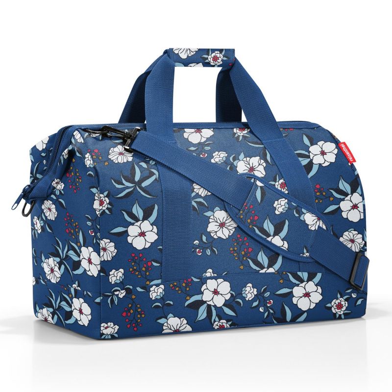 Sac de Voyage Allrounder L Garden Blue en Toile Sac de Voyage Allrounder L Garden Blue en Toile