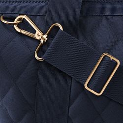 Sac de Voyage Allrounder L Rhombus Midnight Gold en Toile 