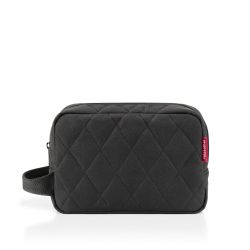 Trousse de Toilette Cosmetic Pouch Rhombus Black en Toile