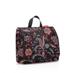 Trousse de Toilette XL Paisley Black en Toile 