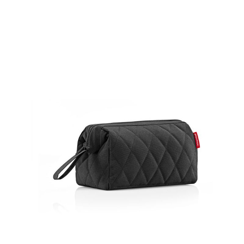 Trousse de Toilette TravelCosmetic Rhombus Black en Toile Trousse de Toilette TravelCosmetic Rhombus Black en Toile