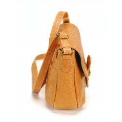 Sac travers à rabat Clara cuir