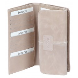 Porte-monnaie et cartes zippé Emilie cuir