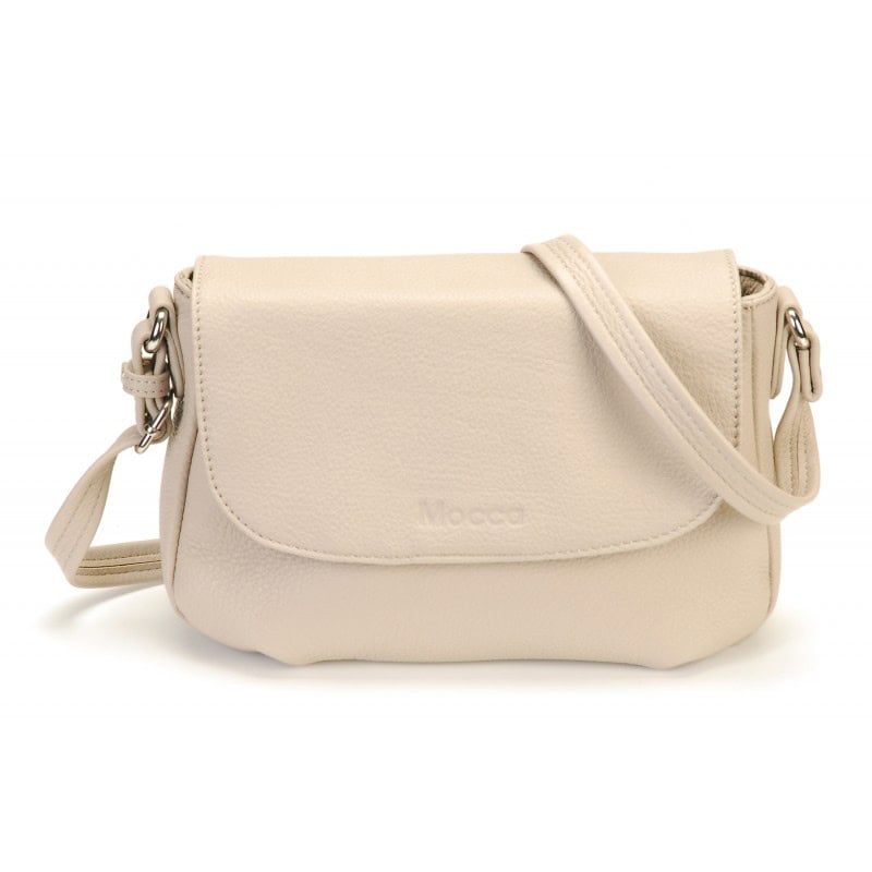 Sac rabat porté travers Julie en cuir