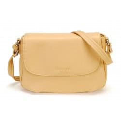 Sac rabat porté travers Julie en cuir