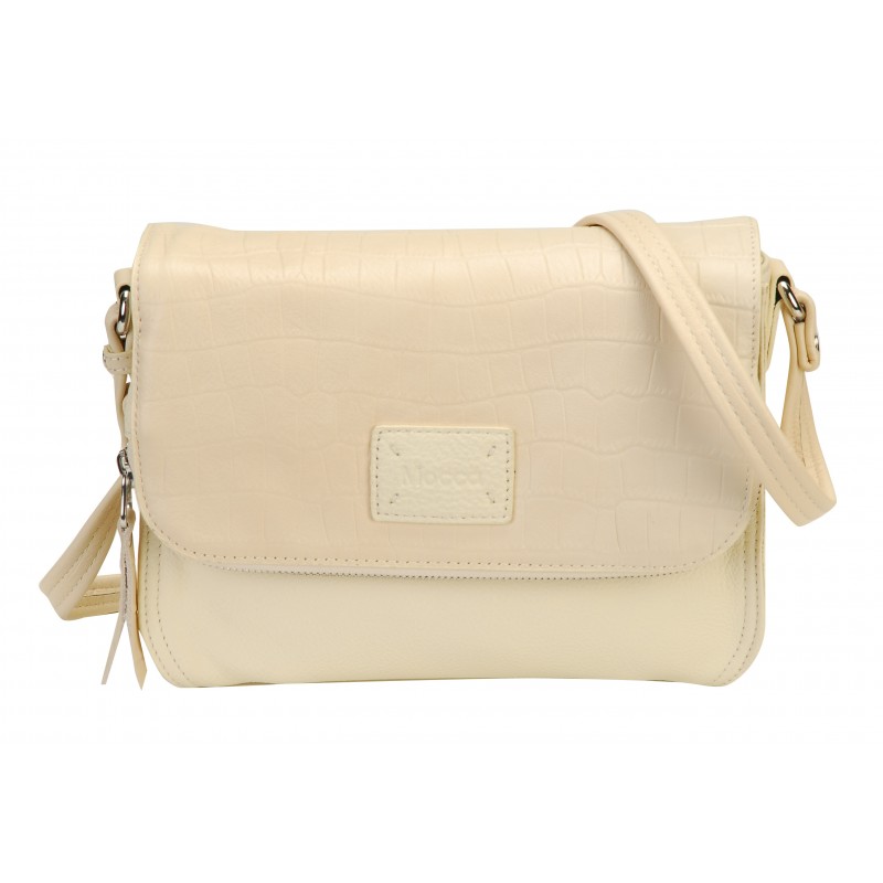 Sac rabat porté travers Garance en cuir Sac rabat porté travers Garance en cuir