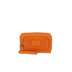 Porte-monnaie zippé Garance en cuir