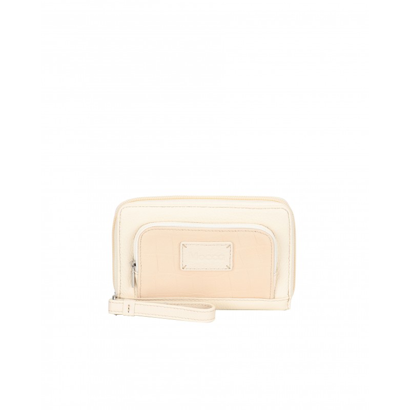 Porte-monnaie zippé Garance en cuir