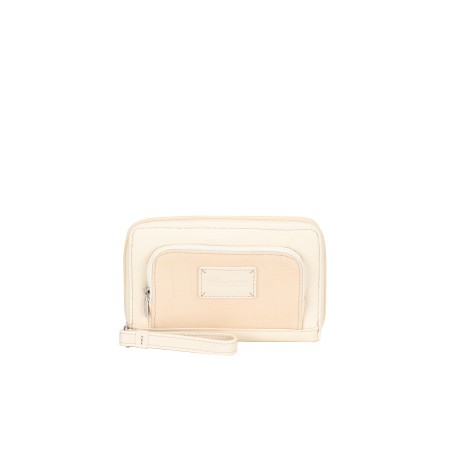 Porte-monnaie zippé Garance en cuir