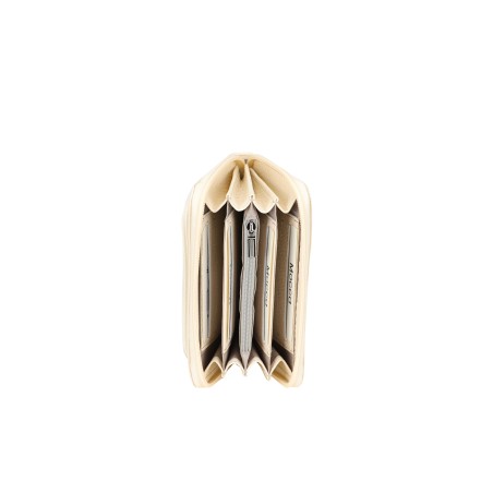 Porte-monnaie zippé Garance en cuir