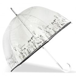 Parapluie Cloche Canne Transparent - Isotoner