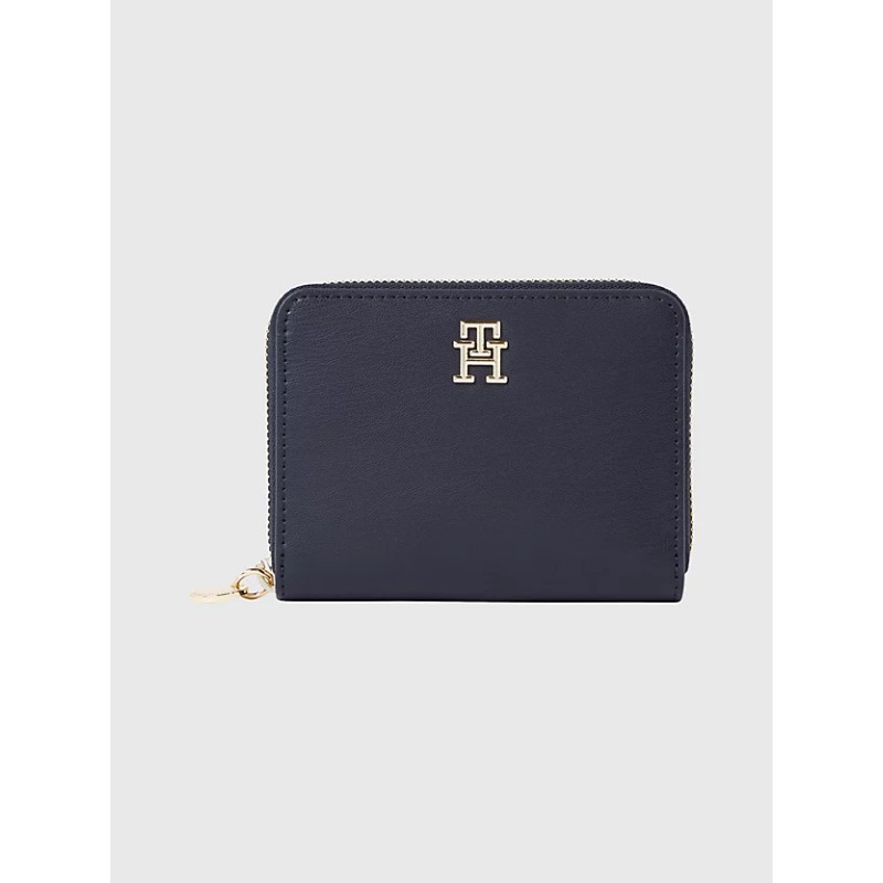Portefeuille Zippé Chic en Synthétique - Tommy Hilfiger